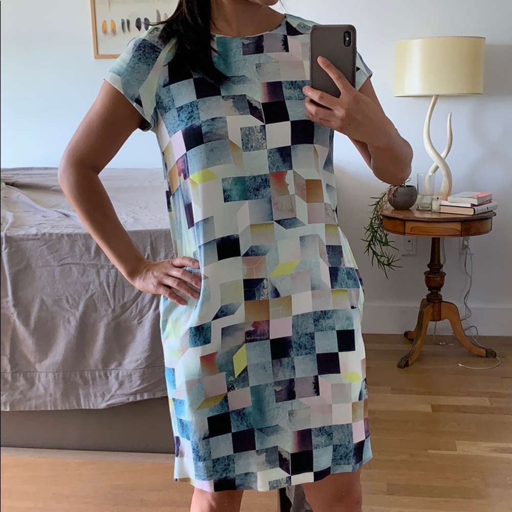 COS | Patterned Shift Dress - Picture 3 of 7